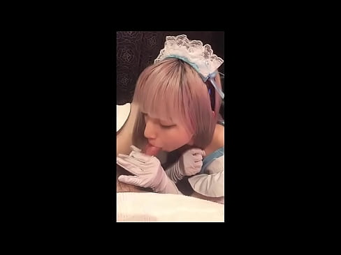 ❤️ Japonský idol [mayuka], kostým francouzské pokojské, část 1, orál a honění s pleťovým mlékem Šukání video u nás